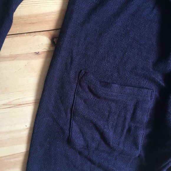 NEW Never Worn Navy Blue Waterfall Super Soft Cardigan Size Small - Picture 5 of 9
